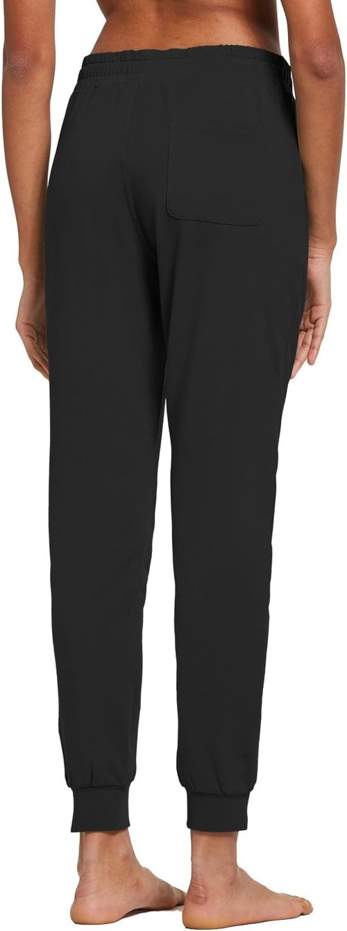 Baleaf Women's Cotton Joggers - Tapered Sweatpants with Pockets for Casual & Workout Activities