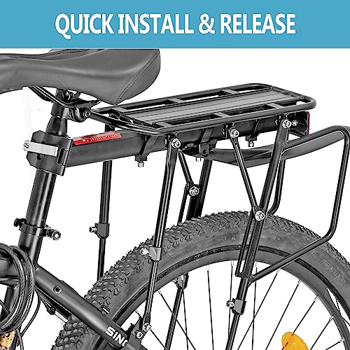 310 LB Capacity Bike Rack with Reflector & Fender - Quick Release