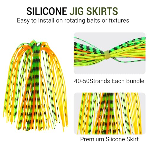 18 Colors Silicone Rubber Fly Tying Materials Kit for Fishing