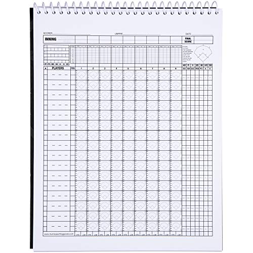 Baseball & Softball Scorebook - Track 35 Games - Variation 1