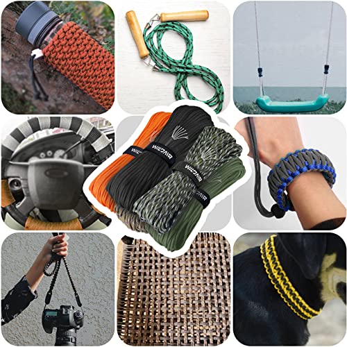 100FT 550lb Heavy-Duty Paracord Rope - Army Green