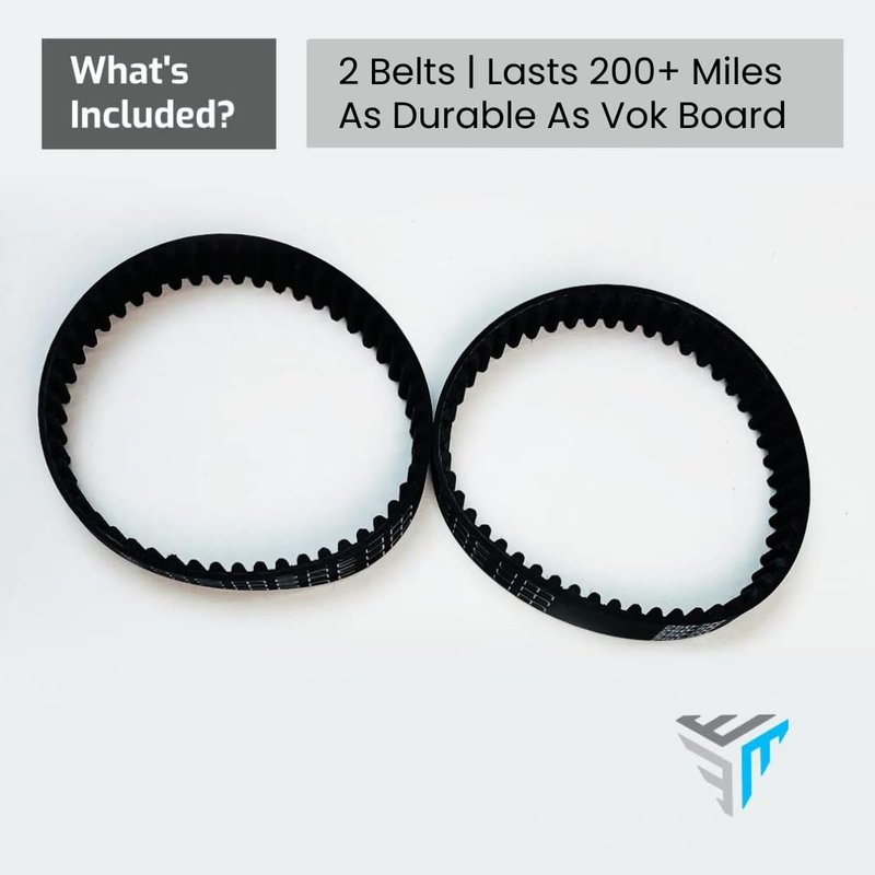 Vokboard Electric Skateboard Belts (2pc)