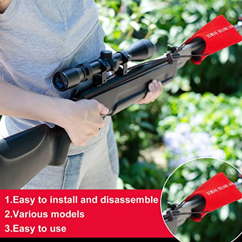 Airsoft Barrel Cover - 6 Pcs Red Paintball Marker Accessories