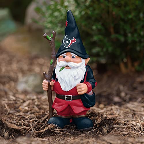 Houston Texans Garden Statue Holding Stick Outdoor Gnome - One Size
