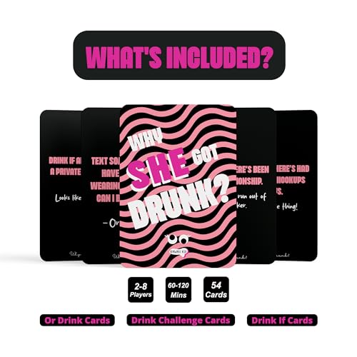 KAWAII KOI Girls Night Drinking Card Game for Bachelorette & Party Fun