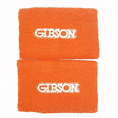Gibson Athletic Gymnastics Wristbands (Set of 2), Orange