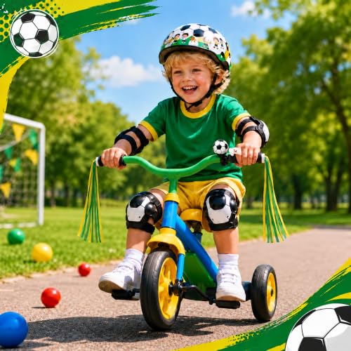 Kids Bike Bell with 2 Bright Streamers - Black