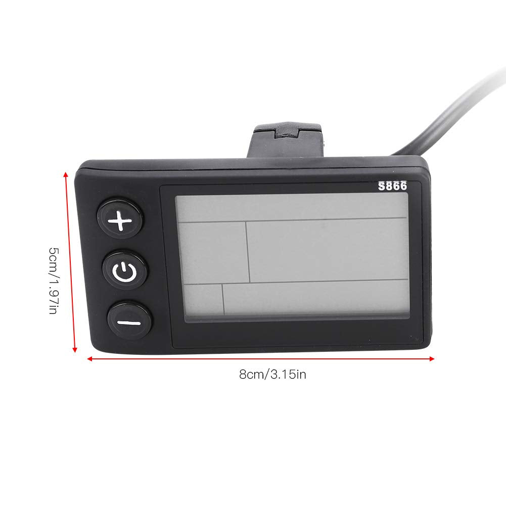 Electric Motor Controller, Electric Scooter Controller with LCD Display Panel Kit for Electric Scooter(36V/48V 350W)