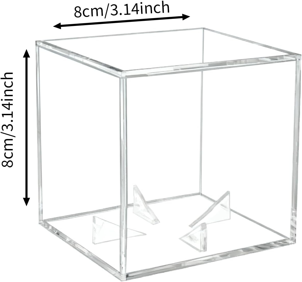 Skiennix Baseball Display Case - 40 Pcs Transparent UV Protected Autograph Ball Protectors | Ideal for Memorabilia