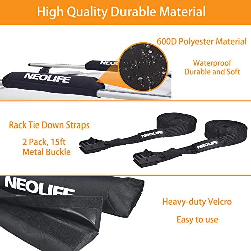 Soft Roof Rack Pads for Surfboards, SUP & Snowboards - 28 Inch