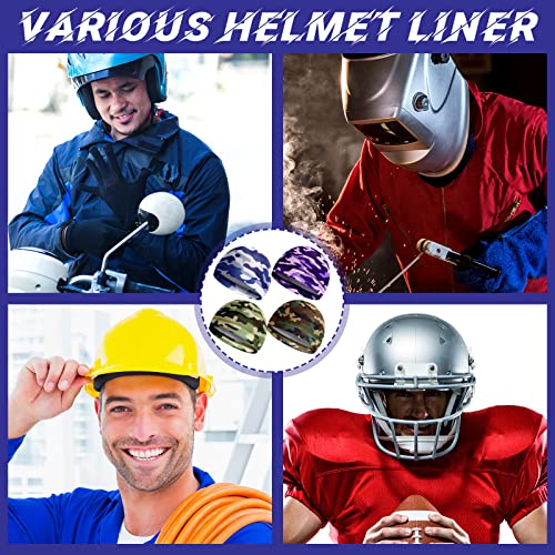Tarpop 10 Men Skull Caps Helmet Liner - Camouflage