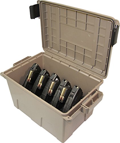 MTM TMCAK Tactical Magazine Storage Case - Water-Resistant, Stackable, Holds 9 AK Mags