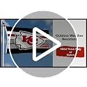 Kansas City Chiefs 3x5 Retro Stripes Flag - Officially Licensed Team Banner