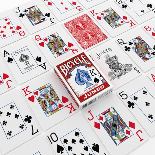Jumbo Index Poker Playing Cards - Premium Rider Back Deck