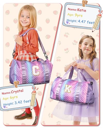Personalized Tween Travel Set - Duffle Bag & Makeup Pouch