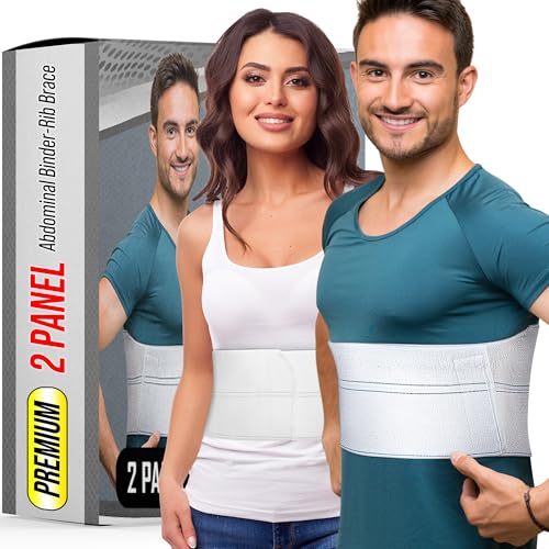 BLITZU Broken Rib Brace for Men & Women Regular Size – Chest Support Compression Wrap