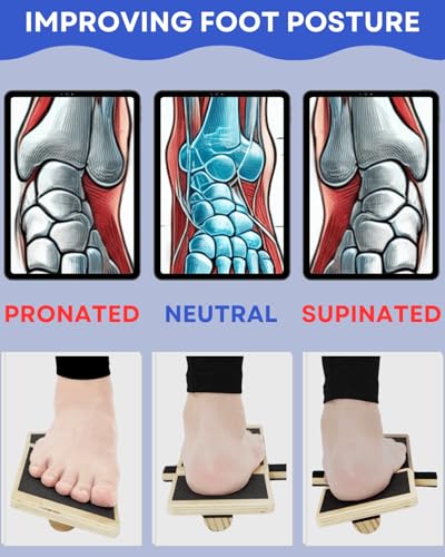 Adjustable Ankle Strengthener & Balance Board with Support Brace