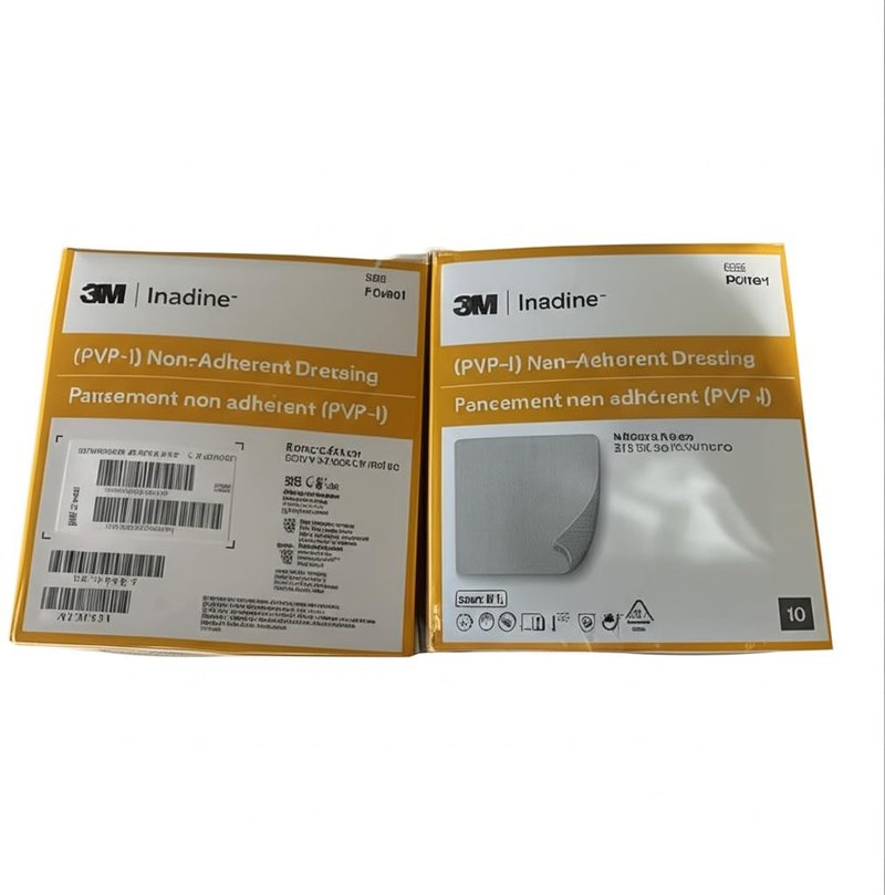 Systagenix Inadine Iodine Non-Adherent Dressings 9.5Cm X 9.5Cm (X10)