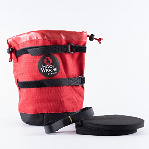 Horse Hoof Wraps with Collapsible Design, Snug Fit & EVA Foam Pads