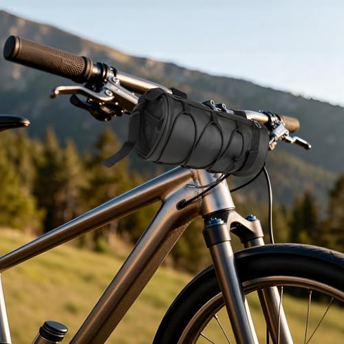 Waterproof Bike Handlebar Bag - 2.5L Storage with Strap