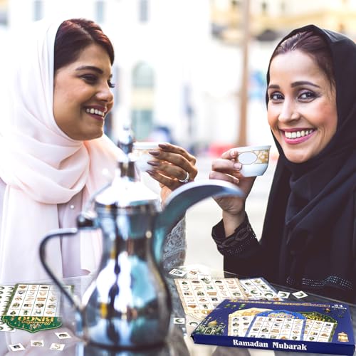 Ramadan Bingo Game for Kids - 24 Cards with Calling Cards