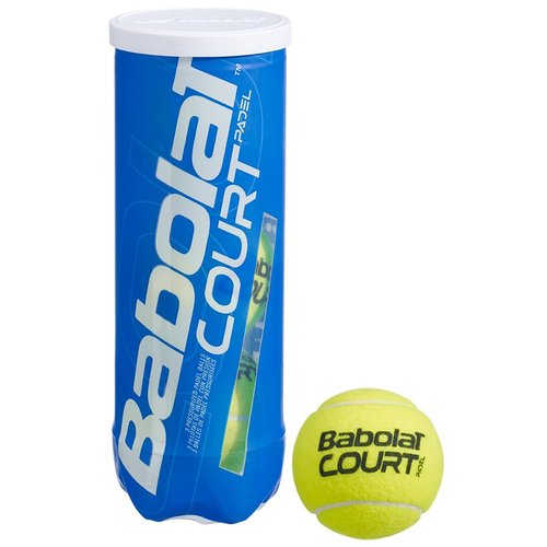 Babolat Court Padel Balls – Case of 24 Cans (72 Balls) – 3 Balls/Can
