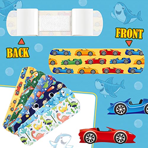 Nuanchu 120 Pcs Kids Cartoon Bandages - 6 Styles Waterproof & Breathable