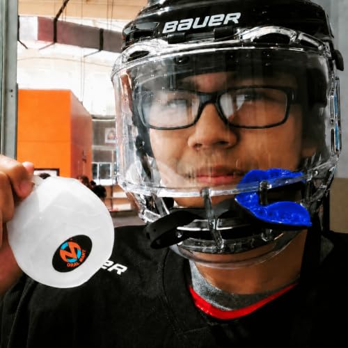 Youth Strapped Sports Mouth Guard for Football, Hockey, Lacrosse