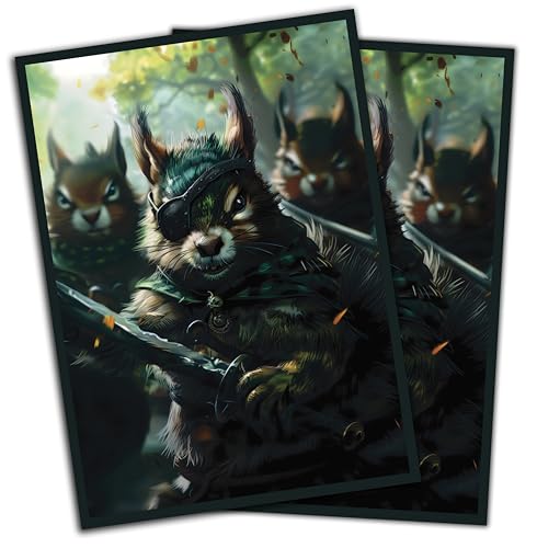 Digital Sorcery Studio Squirrel General Card Game Sleeves - 100 Pack for MTG & TCG Decks