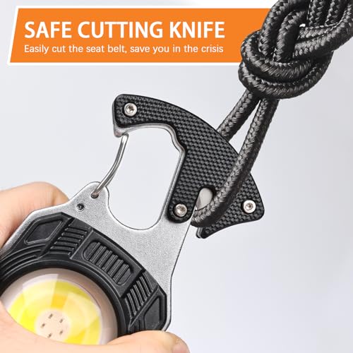 MAKDAK 4PC Keychain Flashlight Rechargeable Cob Keychain Work Light 7 Modes 1600Lumen High Lumen Flashlights for Emergencies,EDC