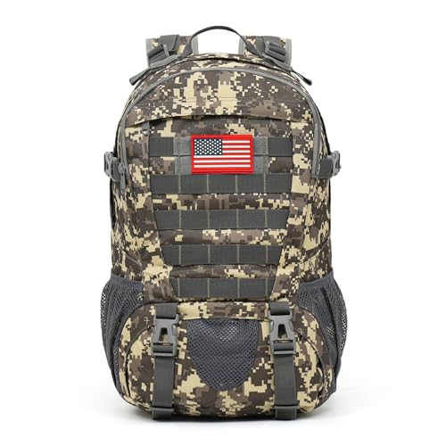 Waterproof Camo Tactical Backpack for School & Outdoors