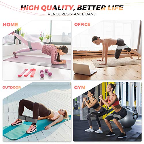 Resistance Bands Set for Home Gym - 3 Professional Fabric Loops