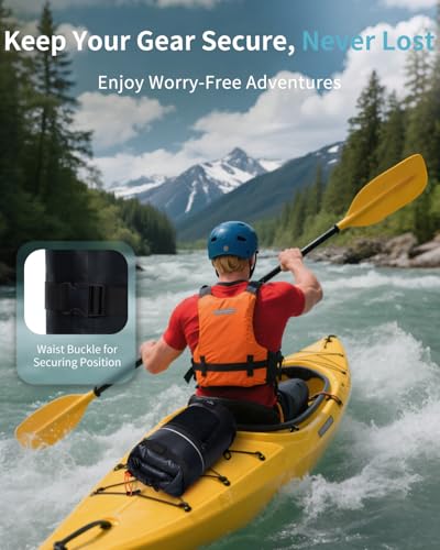 5L Waterproof Dry Bag for Travel, Kayaking, Hiking - Black
