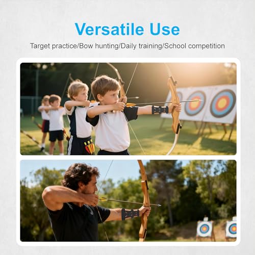 Adjustable Archery Arm Guard - Breathable Forearm Protector for Bow Hunting