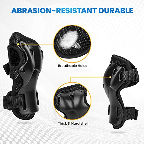 Wrist Guards for Roller Skating & Skateboarding - Large (Adults)