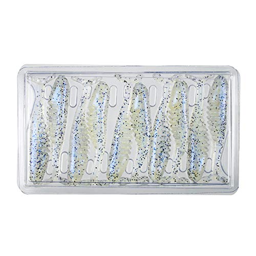 Crappie Fishing Lure - Bobby Garland 2.25" Soft Plastic, Monkey Milk, Pack of 10