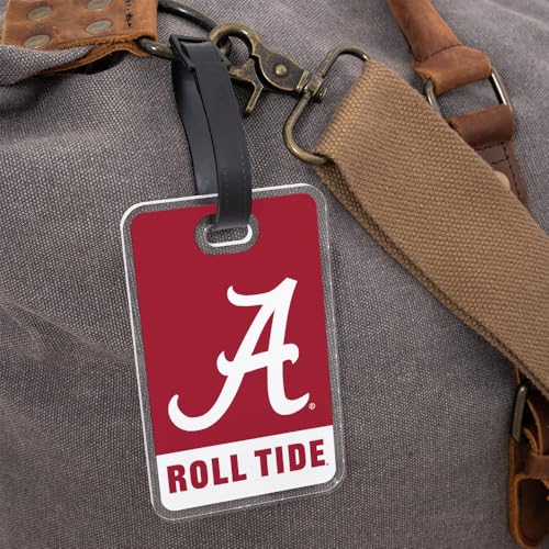 Acrylic Luggage Tag ID - Alabama Crimson Tide - 2 Pack