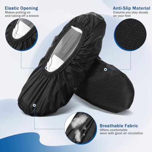 Reusable Non-Slip Bowling Shoe Covers - Large Size