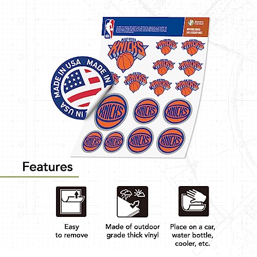 New York Knicks Vinyl Sticker Decal - Premium Quality NBA Team Merch