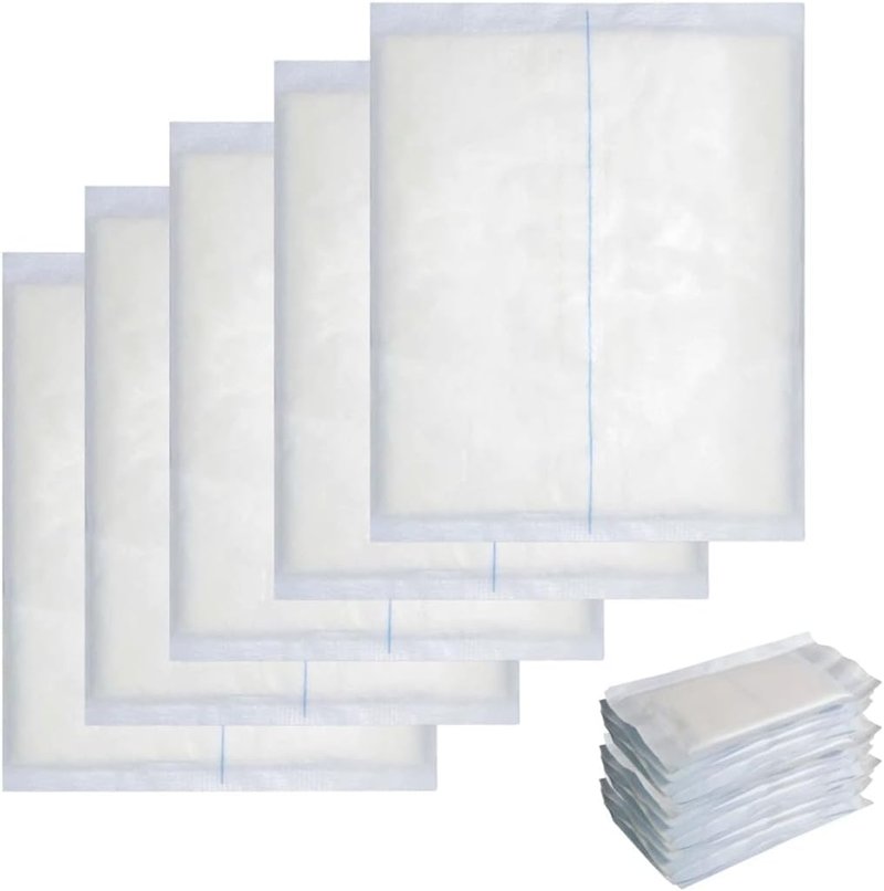 Vakly Sterile ABD Combine Pads 8 x 10 in (48 Pack) – High Absorbency Abdominal Pads, Non-Adherent Post-Op Gauze Dressings for Heavy Drainage & Wound Care, Individually Wrapped