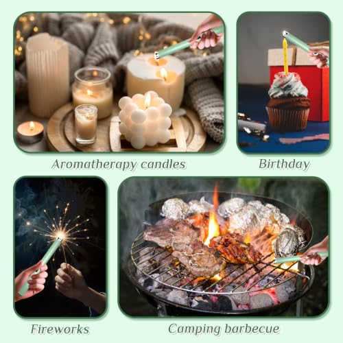 2 PCS Candle Lighter, long Electric Lighter，Stocking Stuffers for