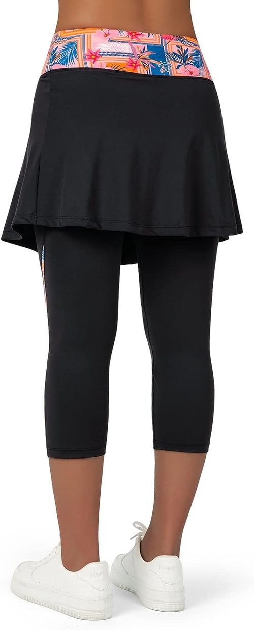 ANIVIVO Skirted Leggings for Women - Stylish Yoga & Tennis Leggings with Pockets | Comfortable Fit