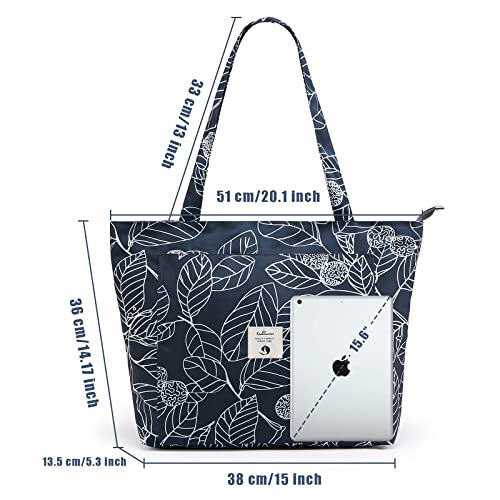 Yoga Mat Carrier Bag - Leaf Canvas Tote for Gym & Travel