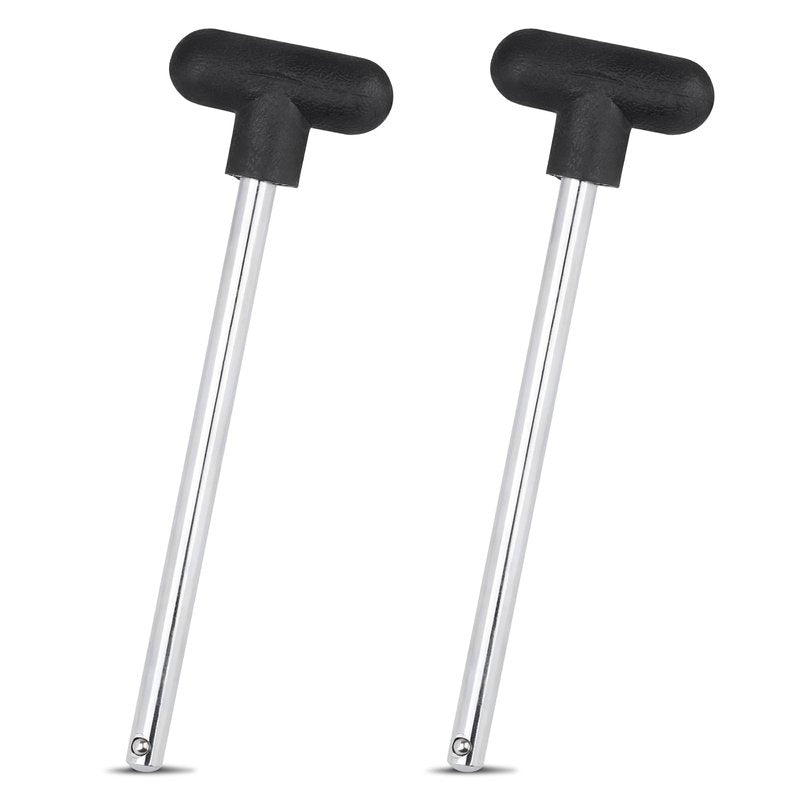 Motroce 8Pcs Weight Stack Pin, Gym Pin Heavy Duty Weight Machine Pin Tensile 3/8 Inch Diameter 6 Inch Locking Space Universal Weight Selector Pin for Home Gym Exercise Machine Accessories