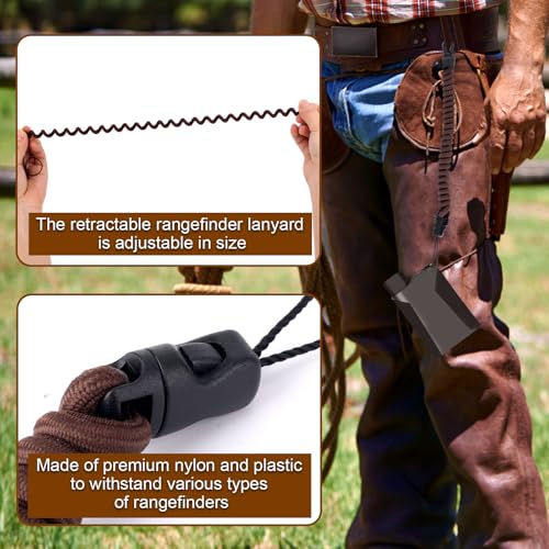 Rangefinder Tether - 2pcs Dark Brown Nylon