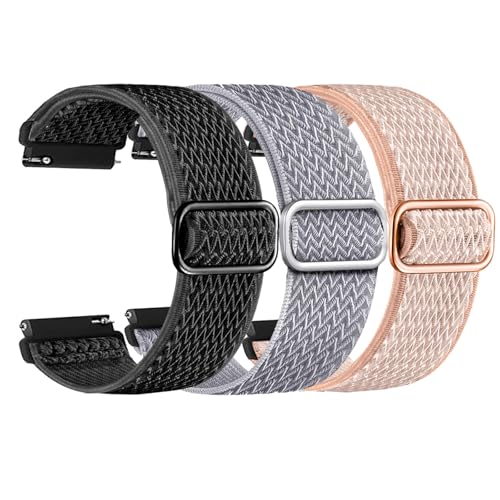 Replacement Nylon Watch Bands for Tikland T60 Smart Watch - 3 Pack