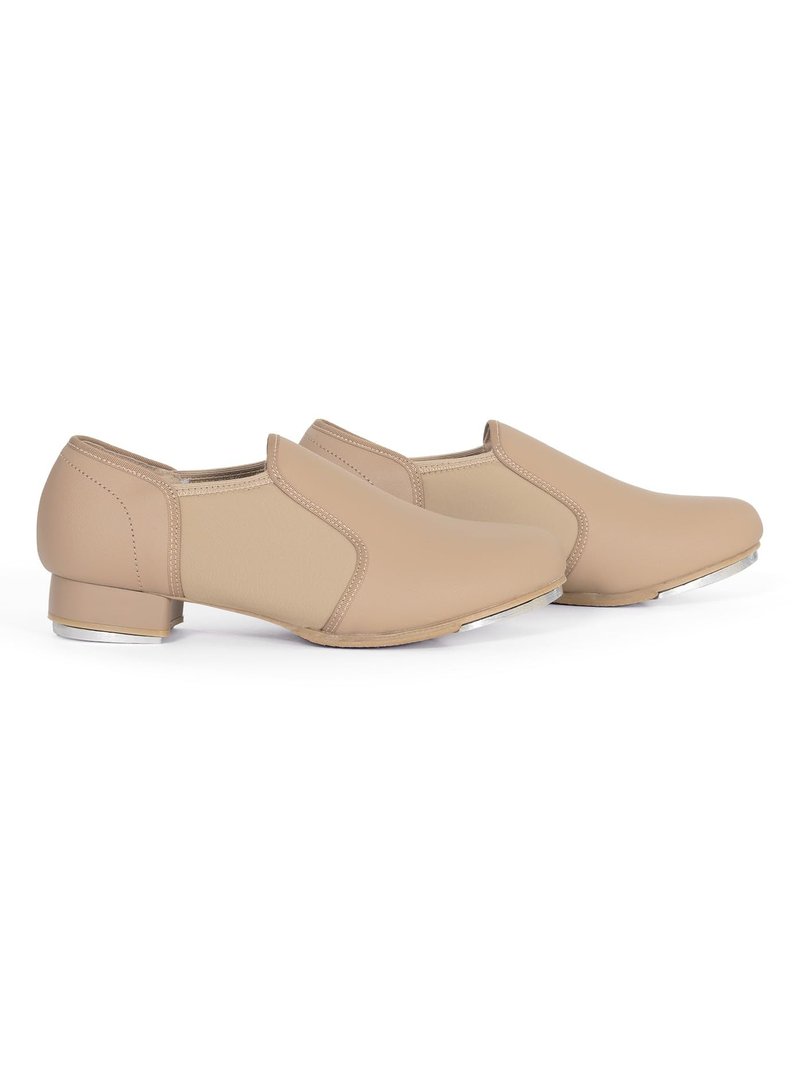 Theatricals Adult Slip-On Tap Shoes Light Suntan 05.0 T9100