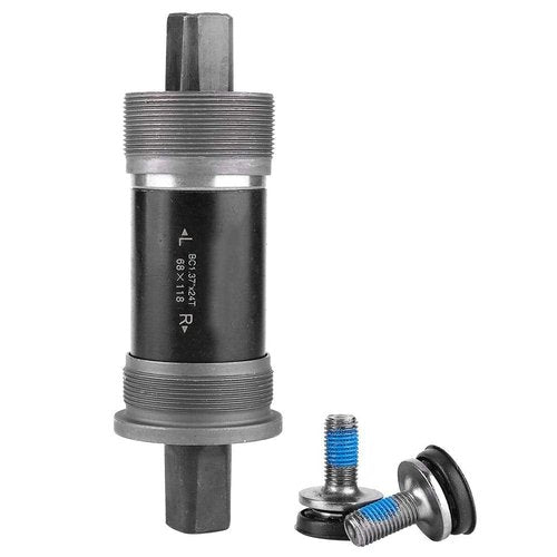 VGEBY1 Bottom Bracket, 5 Size Square Hole Axis Square Tapered Spindle Crank for 68mm Frame Shell Cycling Accessory(68X118L)