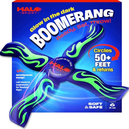Glow-in-the-Dark Boomerang for Kids & Adults - Perfect Outdoor Toy