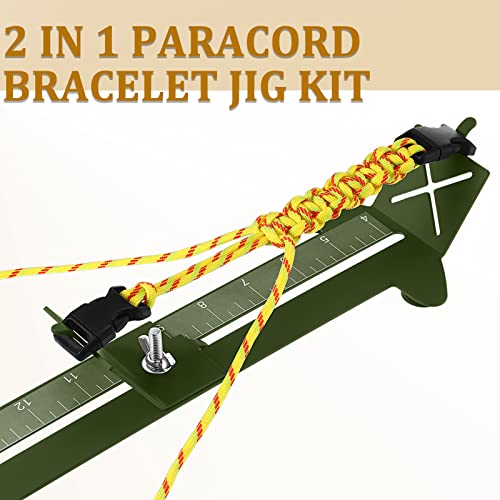 BBTO Paracord Bracelet Kit with Adjustable Jigs & Accessories